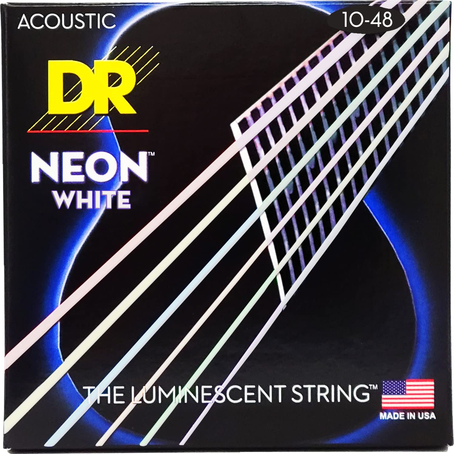 Dr Strings Hi-Def Neon Acoustic Guitar Strings (Nwa-10)